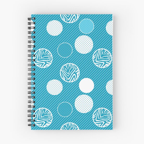 Item preview, Abstract bright blue pattern in peas designed and sold by fuzzyfox.
