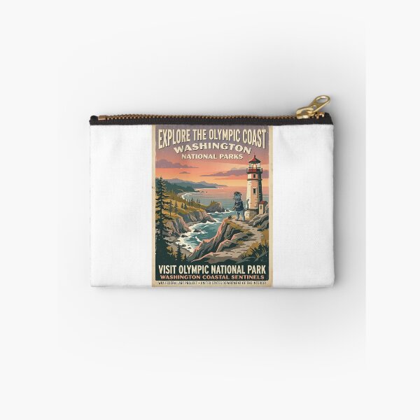 Item preview, Russian Blue Cat Lighthouse Keeper - Vintage WPA National Park Pet Poster designed and sold by PictoVibe.