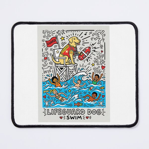 Item preview, Labrador Retriever Lifeguard - Pop Art Pet Design designed and sold by PictoVibe.