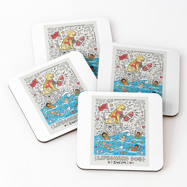Item preview, Labrador Retriever Lifeguard - Pop Art Pet Design designed and sold by PictoVibe.