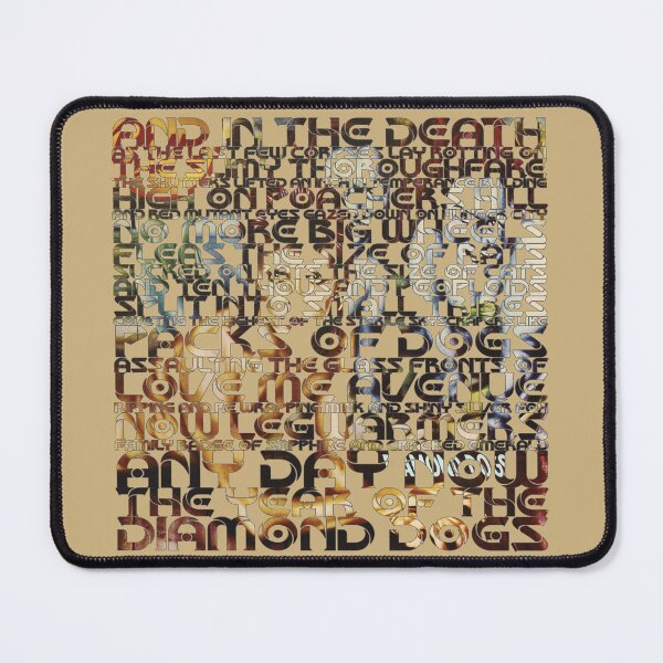 Item preview, Future Legend (Bowie Diamond Dogs fanart) Stencil designed and sold by Cathedral of Curiosity.