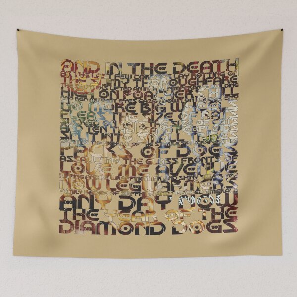 Item preview, Future Legend (Bowie Diamond Dogs fanart) Stencil designed and sold by Cathedral of Curiosity.
