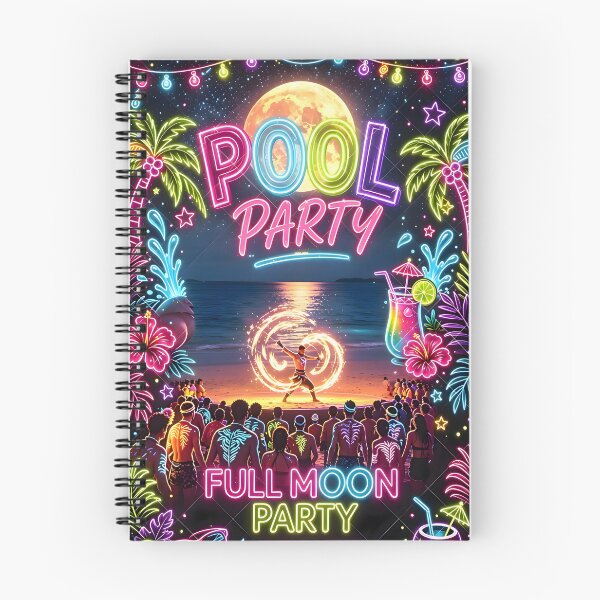 Item preview, Full Moon Party – Koh Phangan Thailand | Neon Tropical Beach Festival designed and sold by Spirit of Siam.