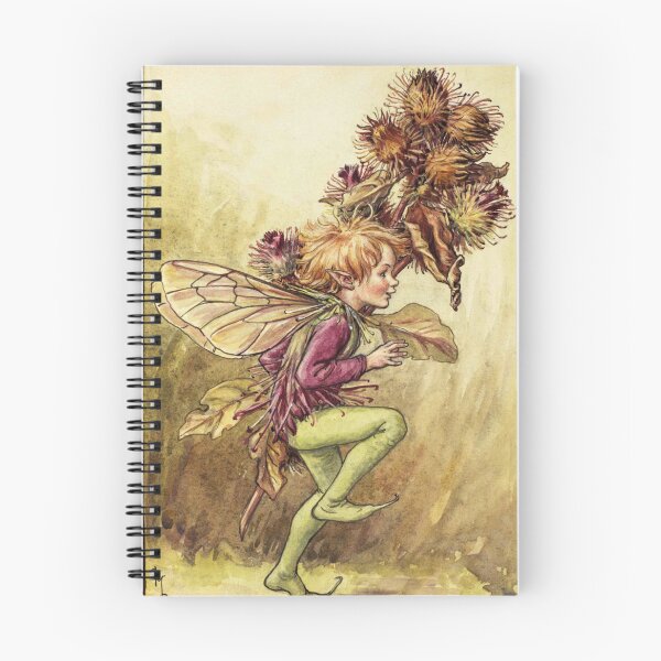 Item preview, Fairy Tale Wall Art, The Burdock Fairy, Vintage Flower Fairy Print by Cicely Mary Barker designed and sold by RickE.