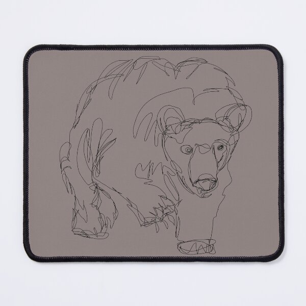 Item preview, One Line Bear Drawing | Minimalist Continuous Line Animal Art designed and sold by penelopejade.