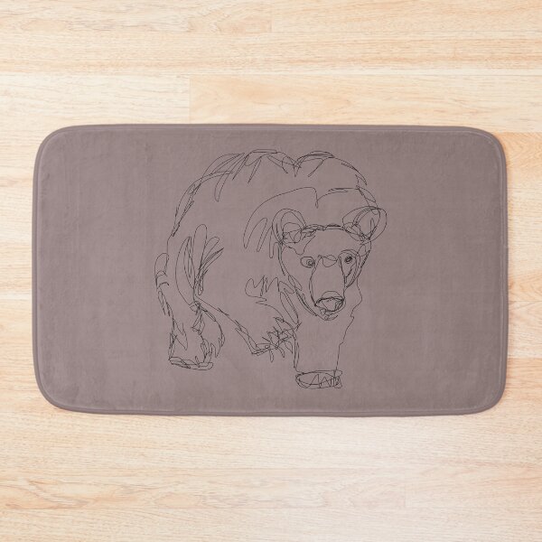 Item preview, One Line Bear Drawing | Minimalist Continuous Line Animal Art designed and sold by penelopejade.