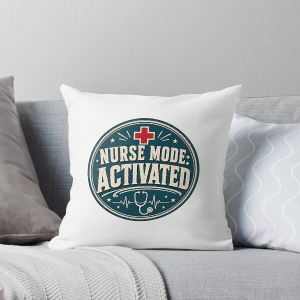 Item preview, Nurse Mode Activated Sticker designed and sold by RedRubyBubble.