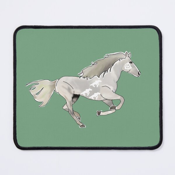 Item preview, White horse designed and sold by LeafyWorks.