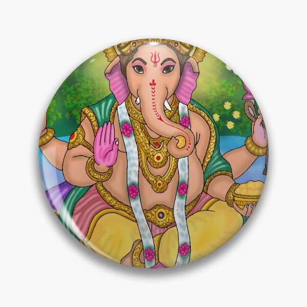 Item preview, Ganesha Digital Drawing | Lord Ganpati Hindu God Spiritual Artwork designed and sold by Harshit_Digital_Arts.