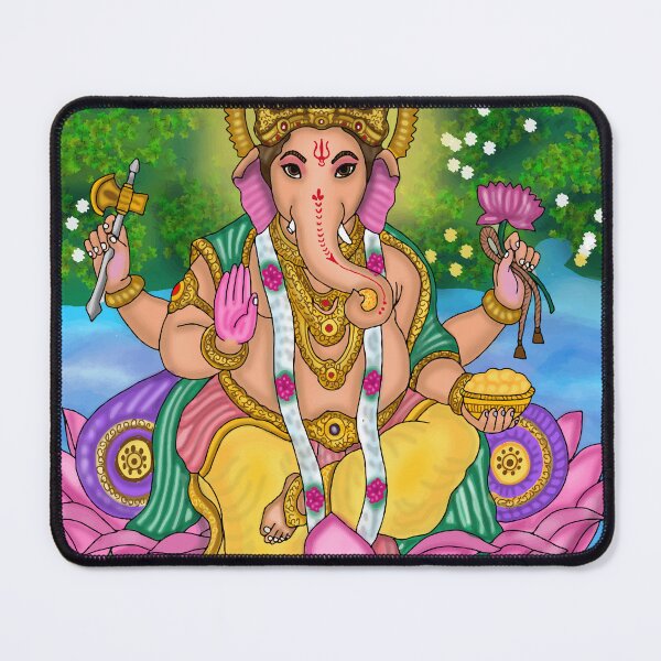 Item preview, Ganesha Digital Drawing | Lord Ganpati Hindu God Spiritual Artwork designed and sold by Harshit_Digital_Arts.