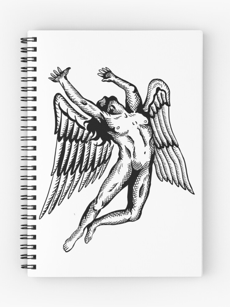 Thumbnail 1 of 3, Journal, Fallen angel designed and sold by MARCOSURREAL.
