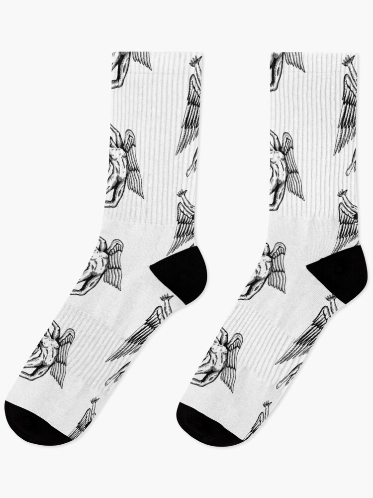 Thumbnail 1 of 5, Socks, Fallen angel designed and sold by MARCOSURREAL.