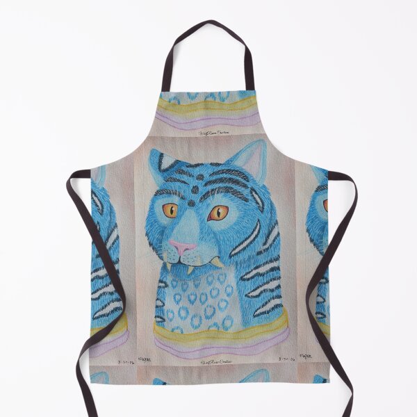 Item preview, Derpy the tiger watercolor painting designed and sold by WolfRaven Creations.