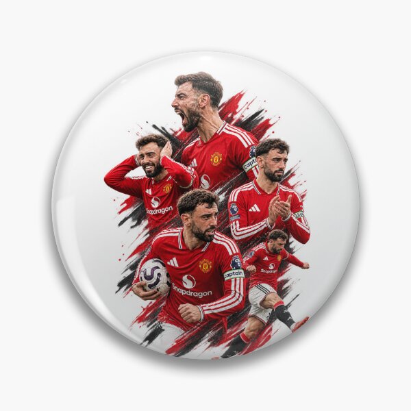Item preview, Bruno Fernandes hattrick Football Graphic designed and sold by PharaonicArtist.