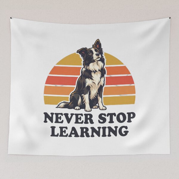 Item preview, Border Collie Learning Dog designed and sold by SHOP-Corner.