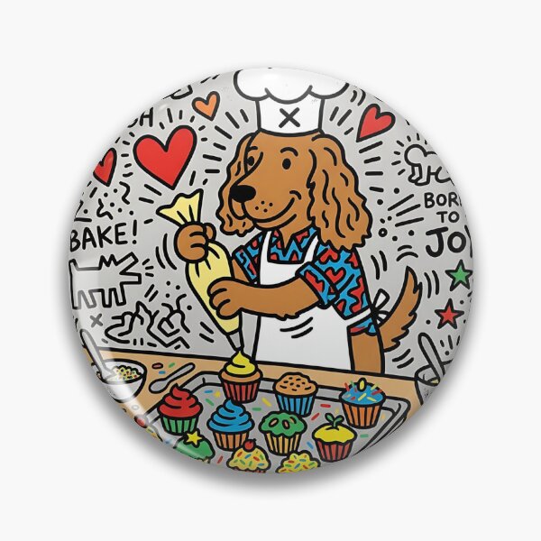 Item preview, Cocker Spaniel Pastry Chef - Pop Art Pet Design designed and sold by PictoVibe.