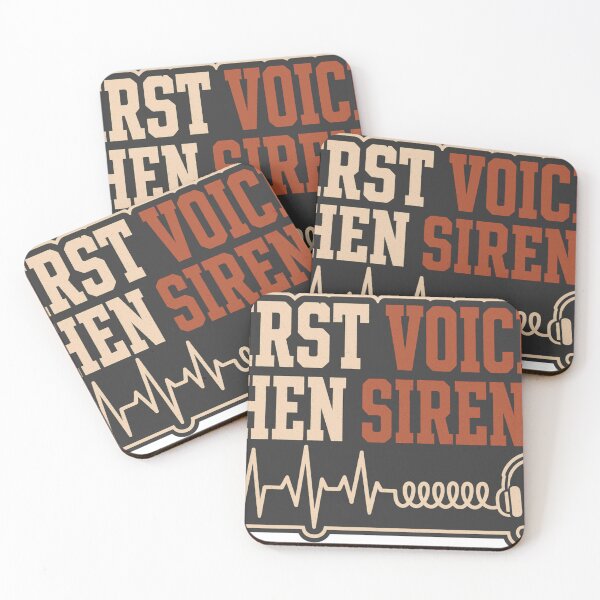 Item preview, First Voice Then Sirens 911 Dispatcher Shirt designed and sold by BoosterShop.