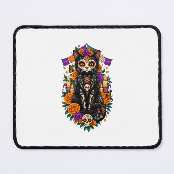 Item preview, Día de los Muertos Pet Memorial Floral Animal Art designed and sold by AMICO77.
