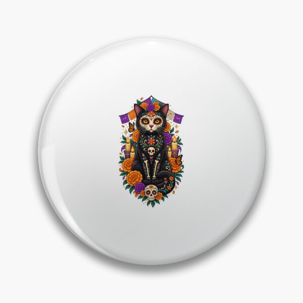 Item preview, Día de los Muertos Pet Memorial Floral Animal Art designed and sold by AMICO77.