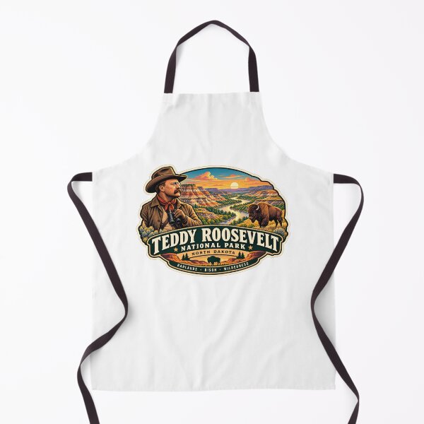Item preview, Theodore Roosevelt National Park North Dakota Vintage Badlands Bison Badge designed and sold by LittleArij.