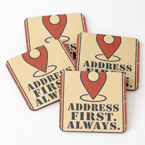 Item preview, Address First Always 911 Dispatcher Sign designed and sold by BoosterShop.