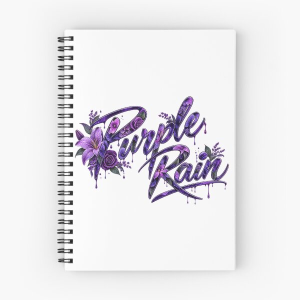 Item preview, Purple Flowers In The Rain designed and sold by nostalgic4u.