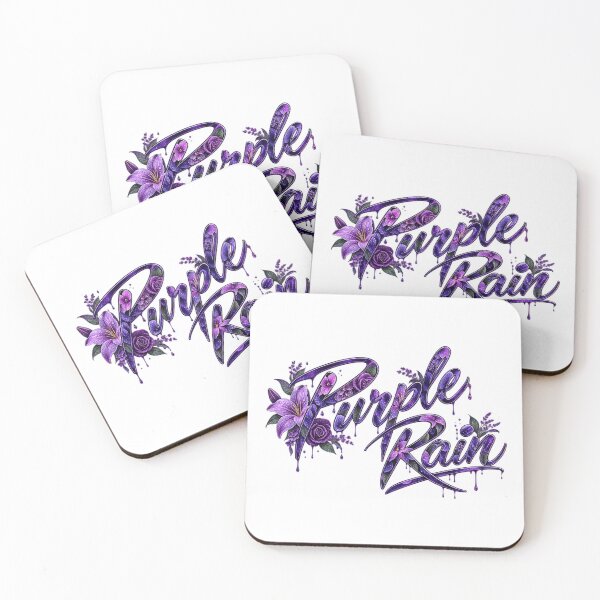 Item preview, Purple Flowers In The Rain designed and sold by nostalgic4u.