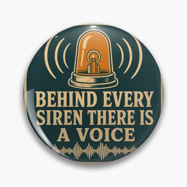 Item preview, Behind Every Siren There Is A Voice Dispatcher designed and sold by BoosterShop.