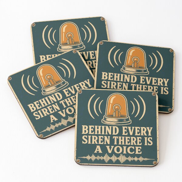Item preview, Behind Every Siren There Is A Voice Dispatcher designed and sold by BoosterShop.