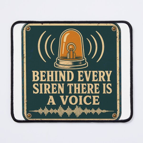 Item preview, Behind Every Siren There Is A Voice Dispatcher designed and sold by BoosterShop.