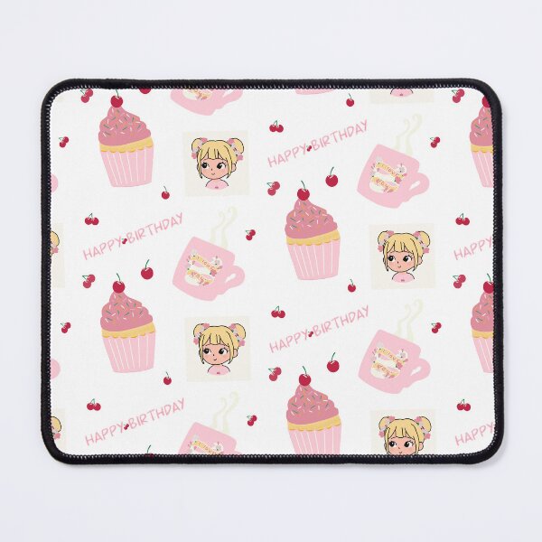 Item preview, Cup cake cutie happy birthday sticker sheets designed and sold by Hephzibahlove.