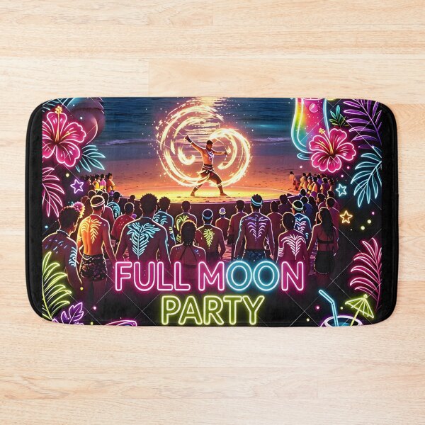 Item preview, Full Moon Party – Koh Phangan Thailand | Neon Tropical Beach Festival designed and sold by Spirit of Siam.
