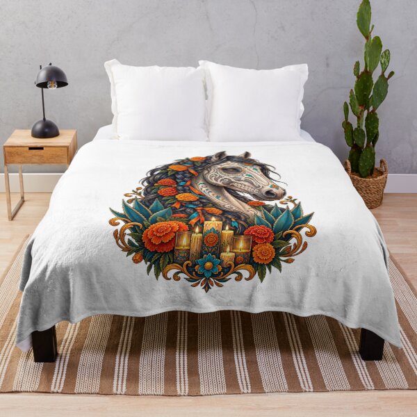 Item preview, Día de los Muertos Pet Memorial Floral Animal Art designed and sold by AMICO77.