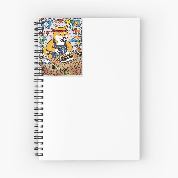 Item preview, Shiba Inu Sushi Chef - Pop Art Pet Design designed and sold by PictoVibe.