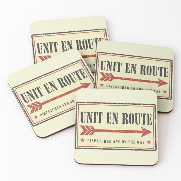 Item preview, Unit En Route Dispatcher Rubber Stamp Design designed and sold by BoosterShop.