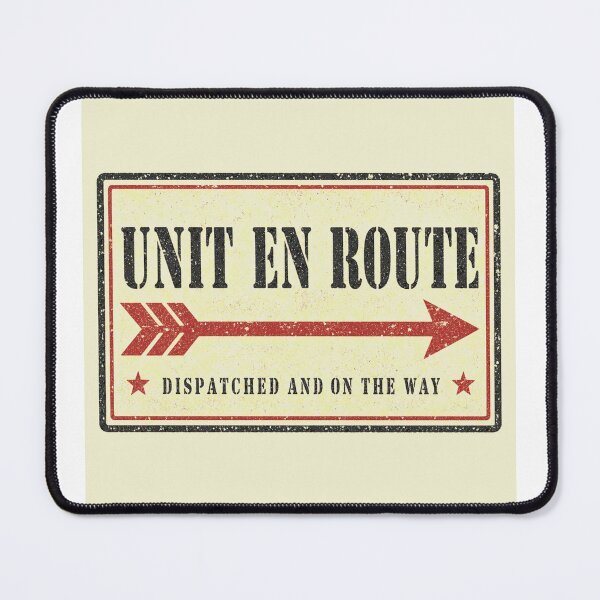 Item preview, Unit En Route Dispatcher Rubber Stamp Design designed and sold by BoosterShop.