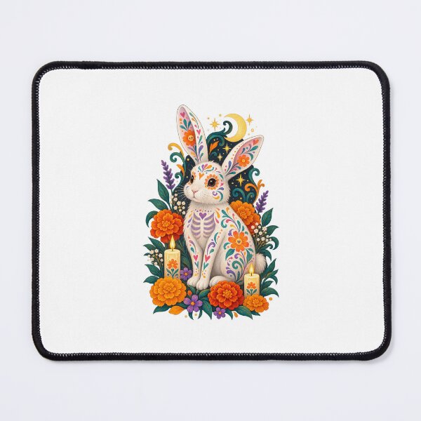 Item preview, Día de los Muertos Pet Memorial Floral Animal Art designed and sold by AMICO77.
