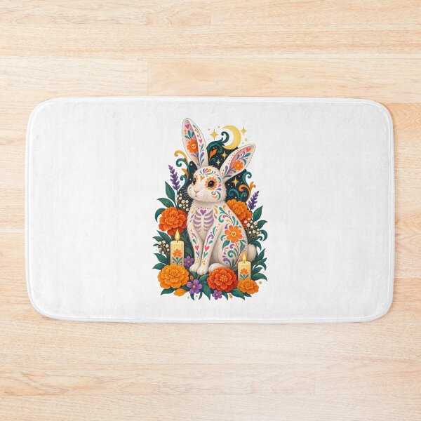 Item preview, Día de los Muertos Pet Memorial Floral Animal Art designed and sold by AMICO77.