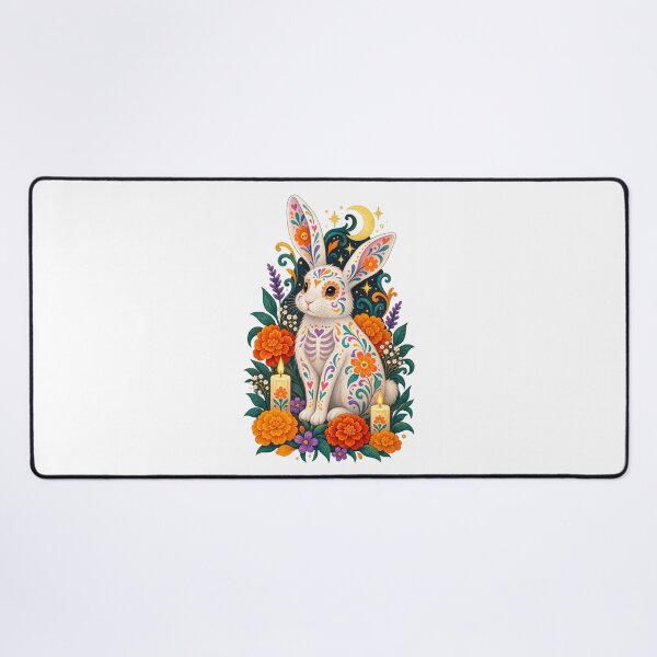 Item preview, Día de los Muertos Pet Memorial Floral Animal Art designed and sold by AMICO77.