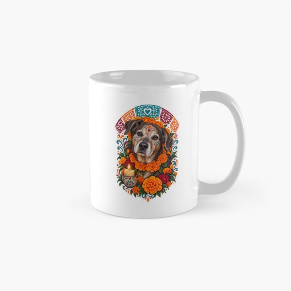 Item preview, Día de los Muertos Pet Memorial Floral Animal Art designed and sold by AMICO77.