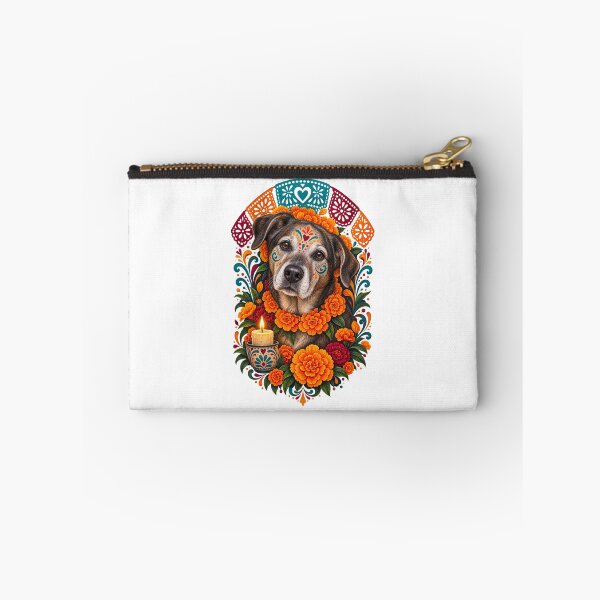 Item preview, Día de los Muertos Pet Memorial Floral Animal Art designed and sold by AMICO77.