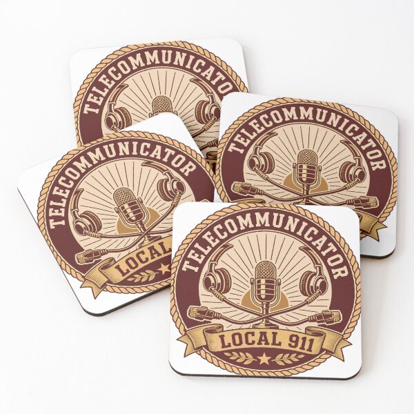 Item preview, Telecommunicator Local 911 Union Style Badge designed and sold by BoosterShop.