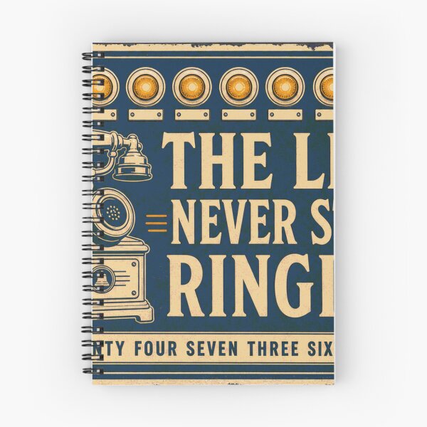 Item preview, The Line Never Stops Ringing Dispatcher Plaque designed and sold by BoosterShop.