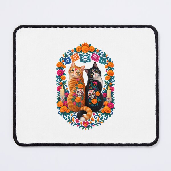 Item preview, Día de los Muertos Pet Memorial Floral Animal Art designed and sold by AMICO77.