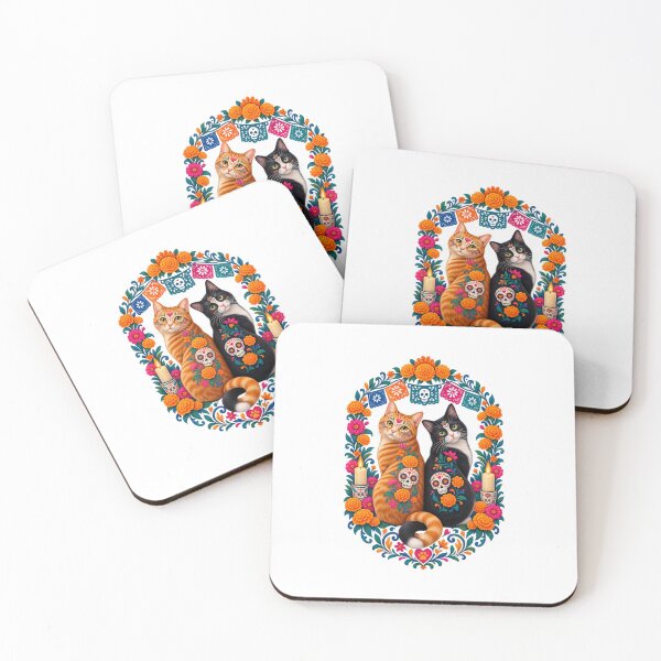 Item preview, Día de los Muertos Pet Memorial Floral Animal Art designed and sold by AMICO77.