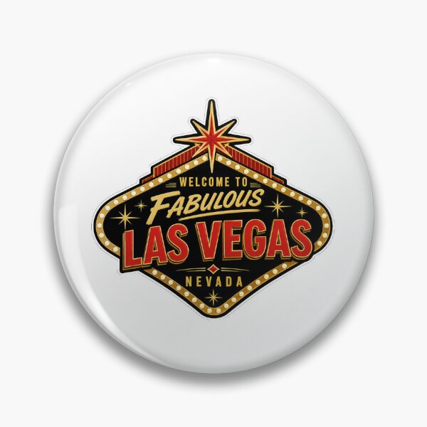 Item preview, Las Vegas Nevada Vintage Sign Style Sticker designed and sold by RedRubyBubble.