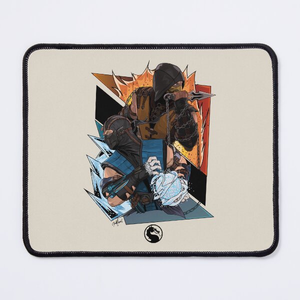 Item preview, Mortal Kombat: Scorpion and Sub-Zero Fire and Ice Dual Art designed and sold by PAULDRAW12.