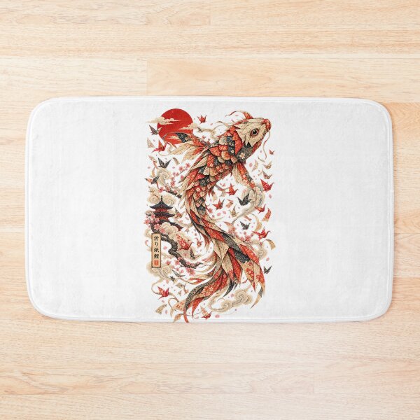 Item preview, The Paper Koi – Japanese Origami & Ukiyo-e Fantasy Art designed and sold by Substance_life.