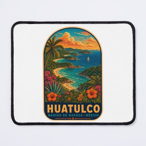 Item preview, Huatulco Bays Oaxaca Mexico Travel designed and sold by BeachWhisper.