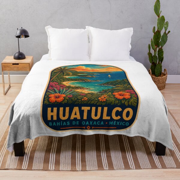 Item preview, Huatulco Bays Oaxaca Mexico Travel designed and sold by BeachWhisper.